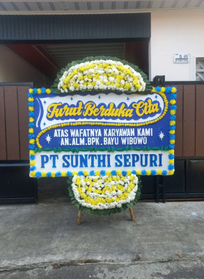 Papan Bunga Duka di Dadok Tunggul Hitam